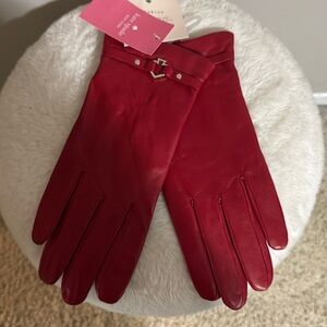 NEW Kate Spade leather touch screen gloves
